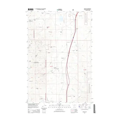 2014 Map of Buxton, 2014 Print