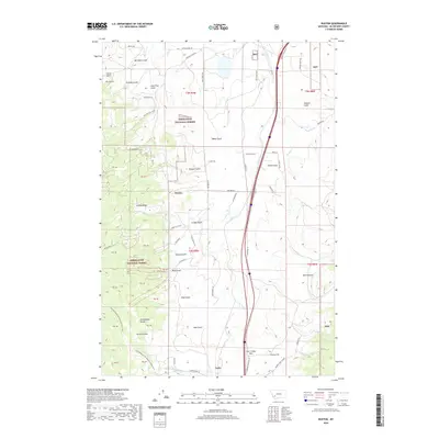 2020 Map of Buxton, 2020 Print