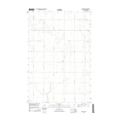 2014 Map of Buxton SW, 2014 Print