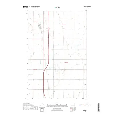 2018 Map of Buxton, 2018 Print