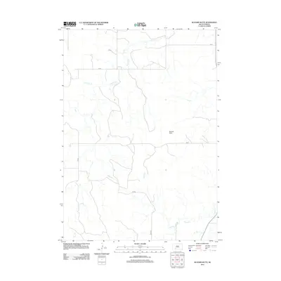 2012 Map of Buzzard Butte, 2012 Print