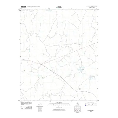 2010 Map of Buzzard Peak, 2010 Print