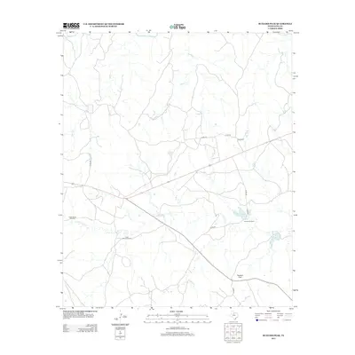 2012 Map of Buzzard Peak, 2012 Print
