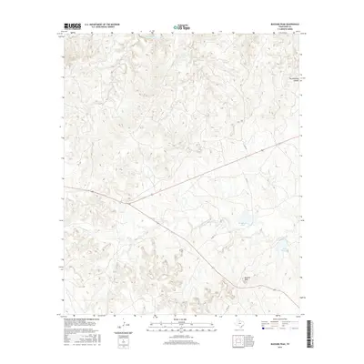 2016 Map of Buzzard Peak, 2016 Print