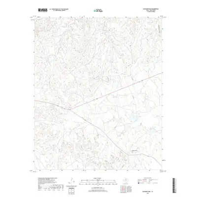 2019 Map of Buzzard Peak, 2019 Print