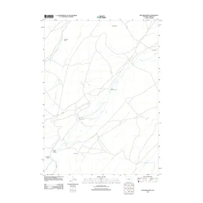 2012 Map of Buzzard Ranch, 2012 Print