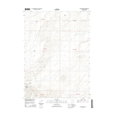 2015 Map of Buzzard Ranch, 2015 Print