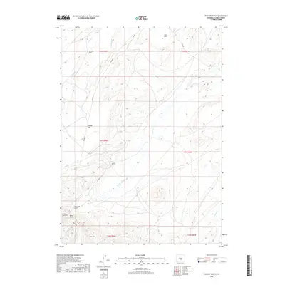 2018 Map of Buzzard Ranch, 2018 Print