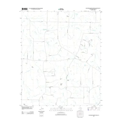 2013 Map of Buzzard Roost Knob, 2013 Print