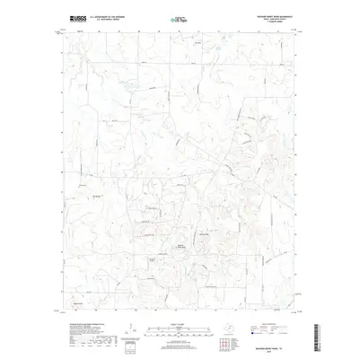 2019 Map of Buzzard Roost Knob, 2019 Print