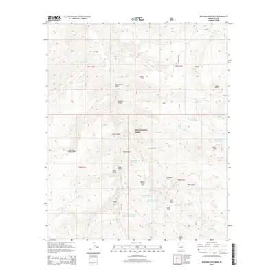 2014 Map of Buzzard Roost Mesa, 2014 Print