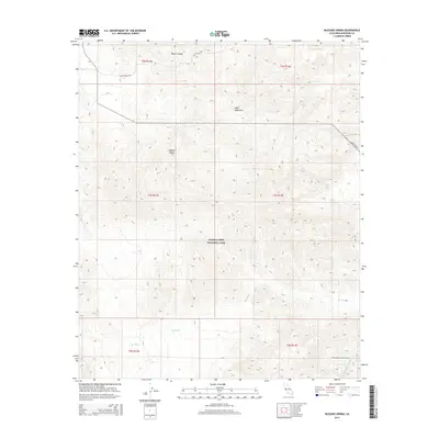 2015 Map of Buzzard Spring, 2015 Print