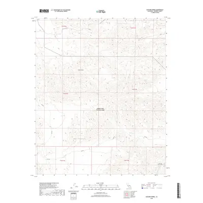 2018 Map of Buzzard Spring, 2018 Print
