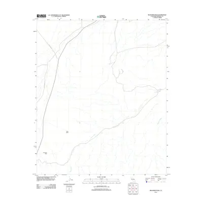 2012 Map of Buzzards Peak, 2012 Print