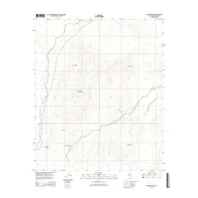 2015 Map of Buzzards Peak, 2015 Print