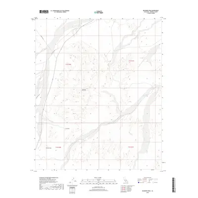 2018 Map of Buzzards Peak, 2018 Print