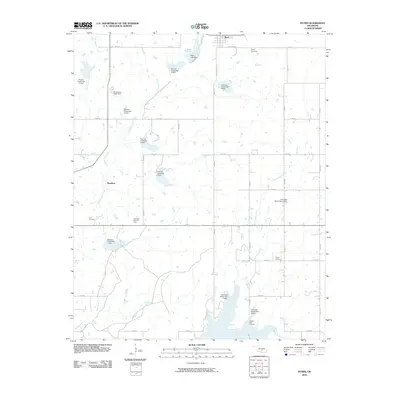 2010 Map of Byars, 2010 Print