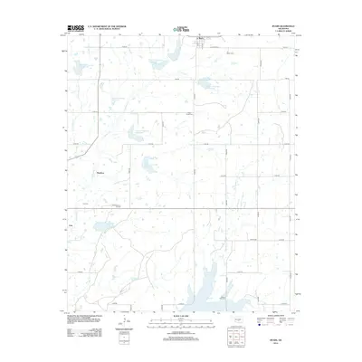 2012 Map of Byars, 2012 Print