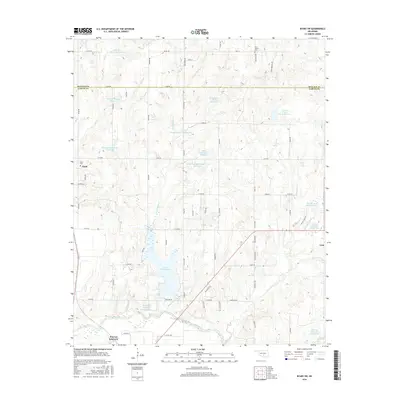 2016 Map of Byars SW, 2016 Print