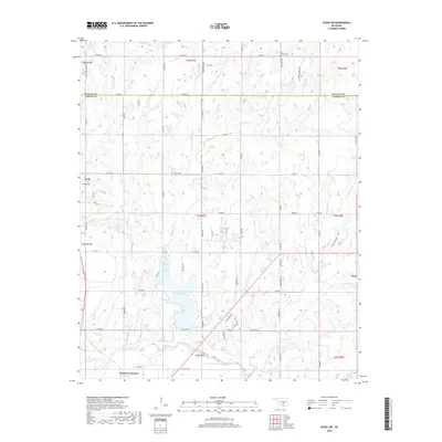 2018 Map of Byars SW, 2018 Print