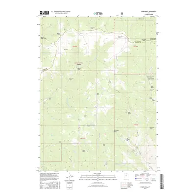 2017 Map of Bybee Knoll, 2017 Print