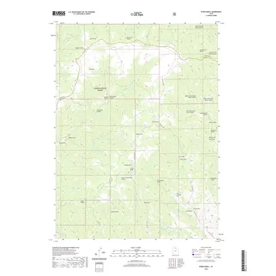 2020 Map of Bybee Knoll, 2020 Print