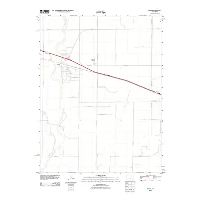 2010 Map of Byers, 2010 Print