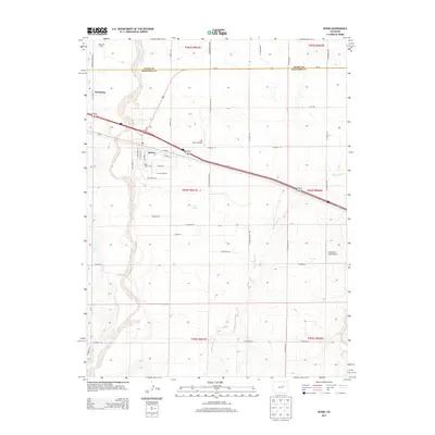 2013 Map of Byers, 2013 Print