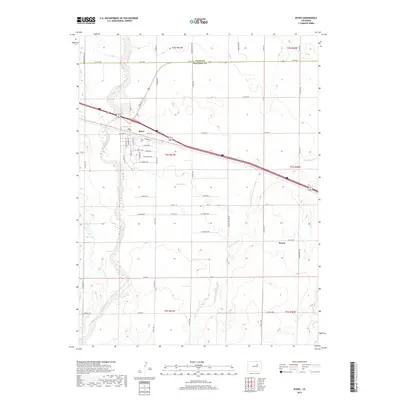 2019 Map of Byers, 2019 Print