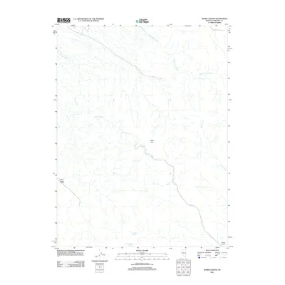 2011 Map of Byers Canyon, 2011 Print