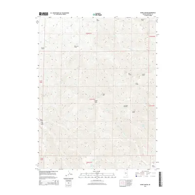 2014 Map of Byers Canyon, 2014 Print
