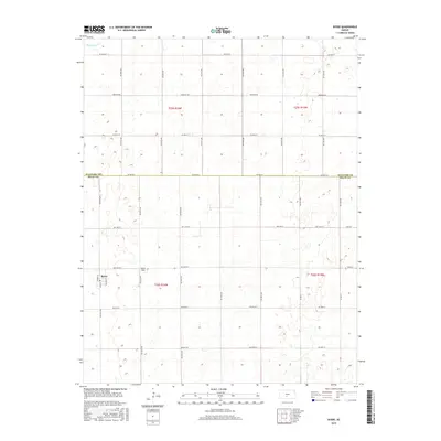 2015 Map of Byers, 2015 Print