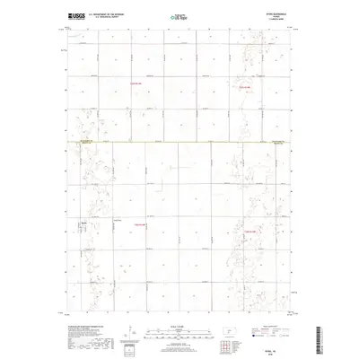 2018 Map of Byers, 2018 Print