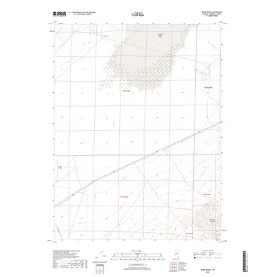 2018 Map of Byers Ranch, 2018 Print