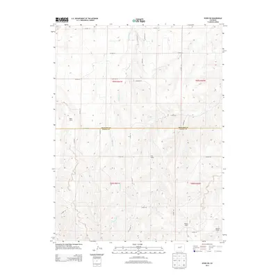 2013 Map of Byers SW, 2013 Print