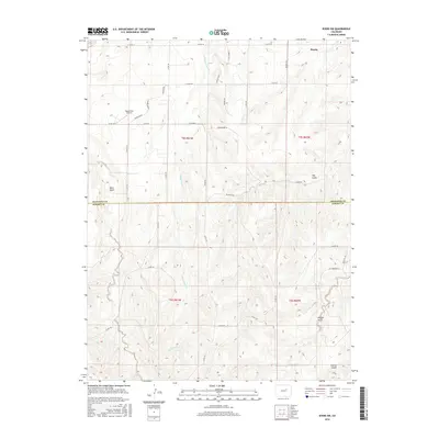 2016 Map of Byers SW, 2016 Print