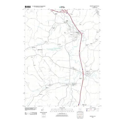 2010 Map of Byesville, 2010 Print