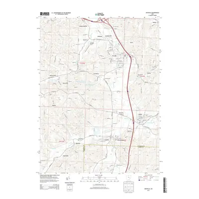 2013 Map of Byesville, 2013 Print