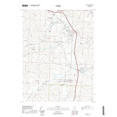 2019 Map of Byesville, 2019 Print
