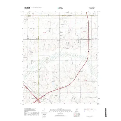 2018 Map of Byhalia NW, 2018 Print