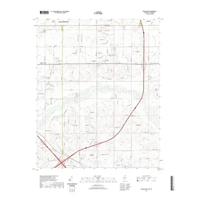 2021 Map of Byhalia NW, 2021 Print