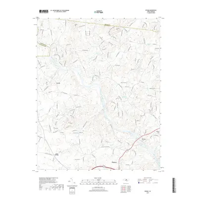 2019 Map of Bynum, 2019 Print