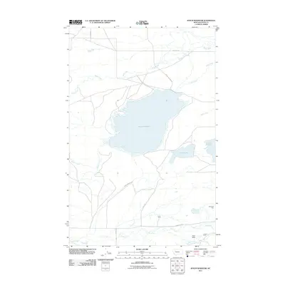 2011 Map of Bynum Reservoir, 2011 Print