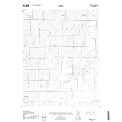 2017 Map of Bynumville, 2017 Print