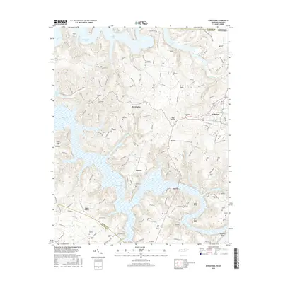 2016 Map of Byrdstown, 2016 Print
