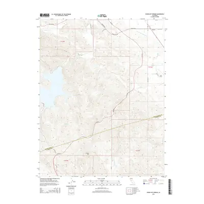2015 Map of Byron Hot Springs, 2015 Print