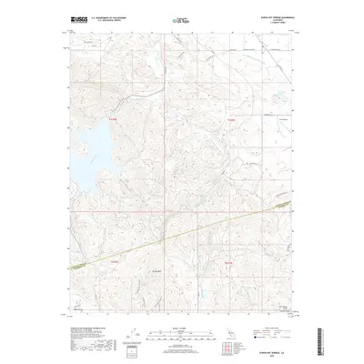 2018 Map of Byron Hot Springs, 2018 Print