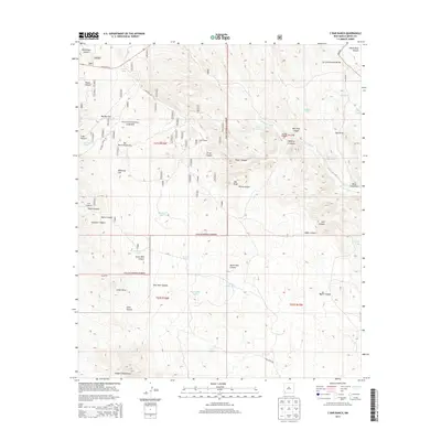 2013 Map of C Bar Ranch, 2013 Print