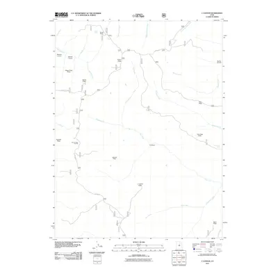 2011 Map of C Canyon, 2011 Print