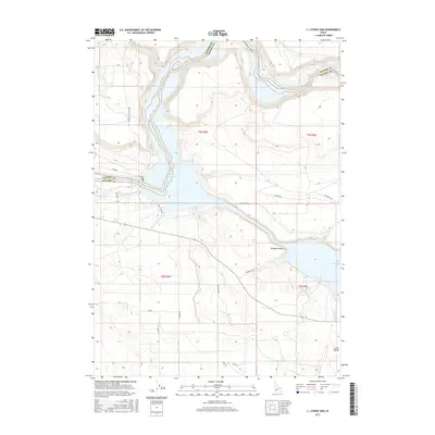 2017 Map of C J Strike Dam, 2017 Print